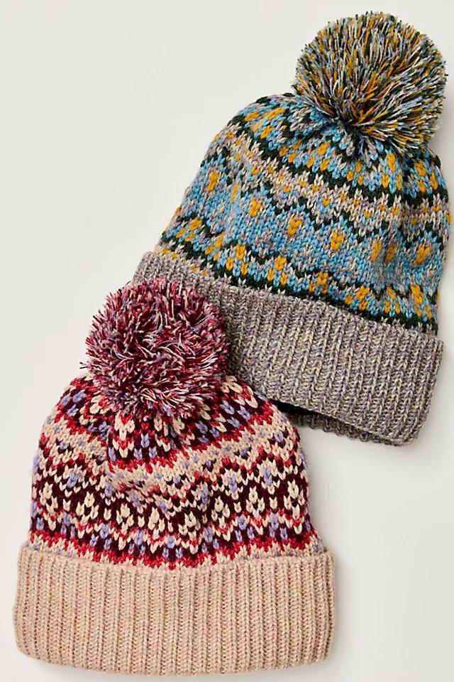 First Frost Fairisle Pom Pom Beanie Product Image