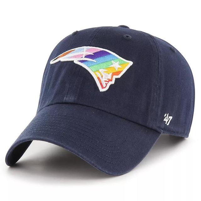 Mens 47 New England Patriots Pride Clean Up Adjustable Hat, Blue Product Image