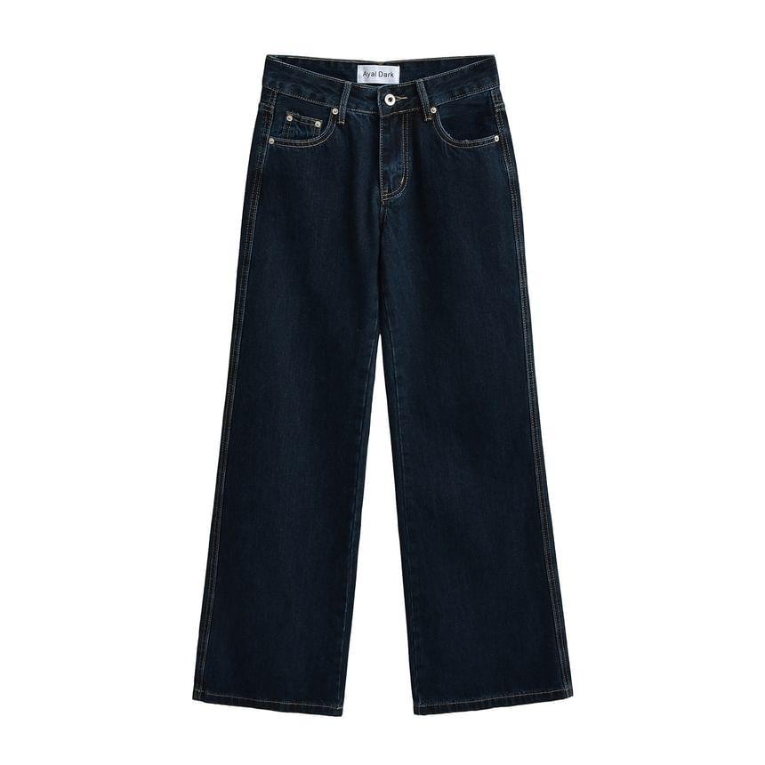 Low Rise Flared Jeans Product Image