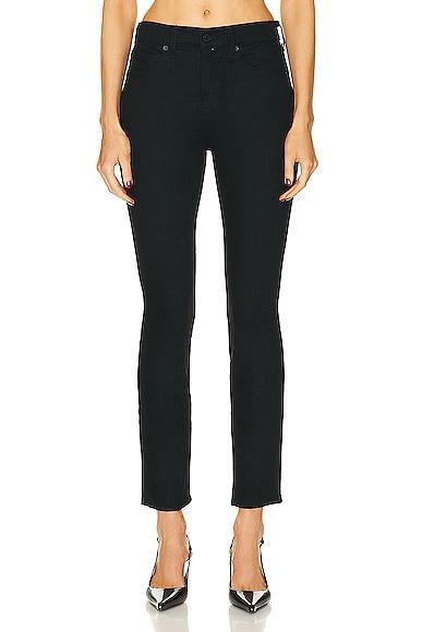 NILI LOTAN Jonas Skinny Leg in Black - Black. Size 26 (also in 27). Product Image