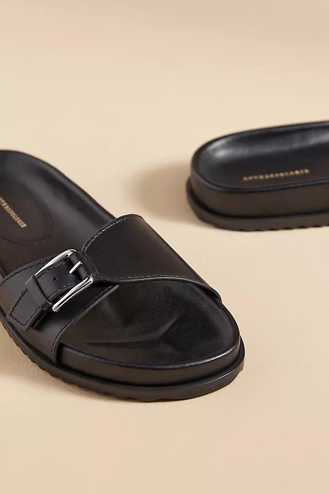 By Anthropologie Buckle Slide Sandals Product Image