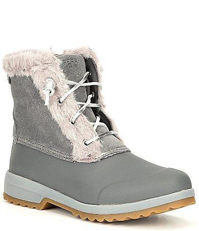 Sperry Maritime Repel Suede (Grey) Women's Boots Product Image