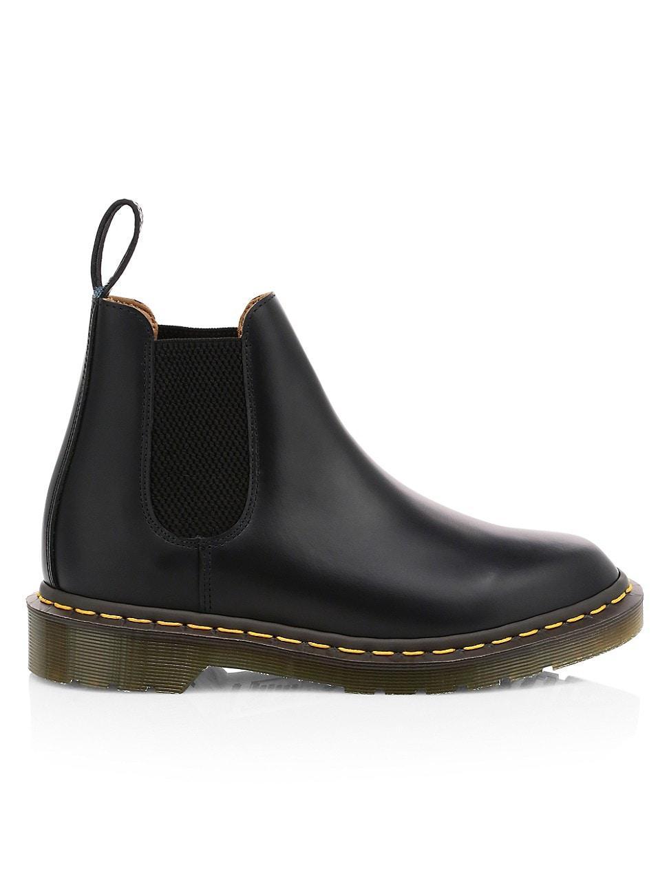 Womens COMME des GARCONS x Dr. Martens Leather Chelsea Boots product image