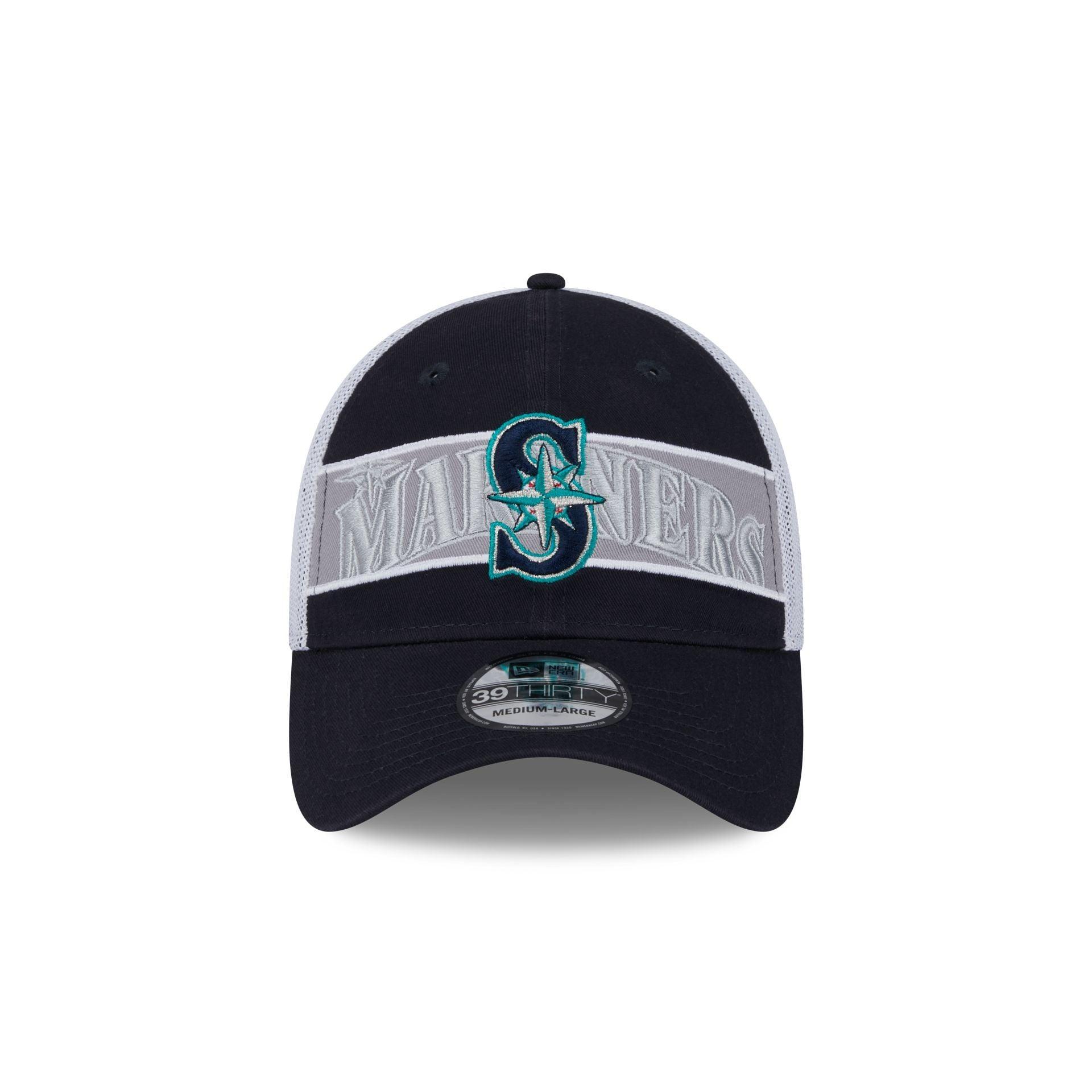 Seattle Mariners Banded 39THIRTY Stretch Fit Hat Male Product Image