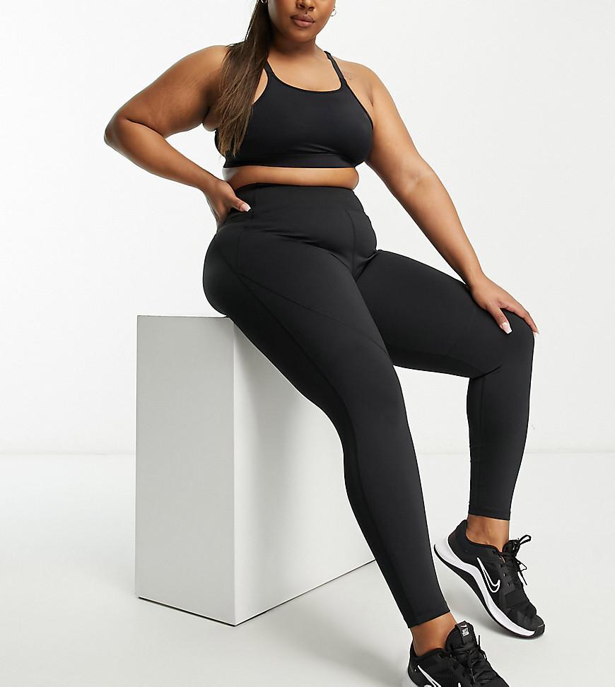 ASOS 4505 icon legging with bum sculpt seam detail and pocket-Black Product Image