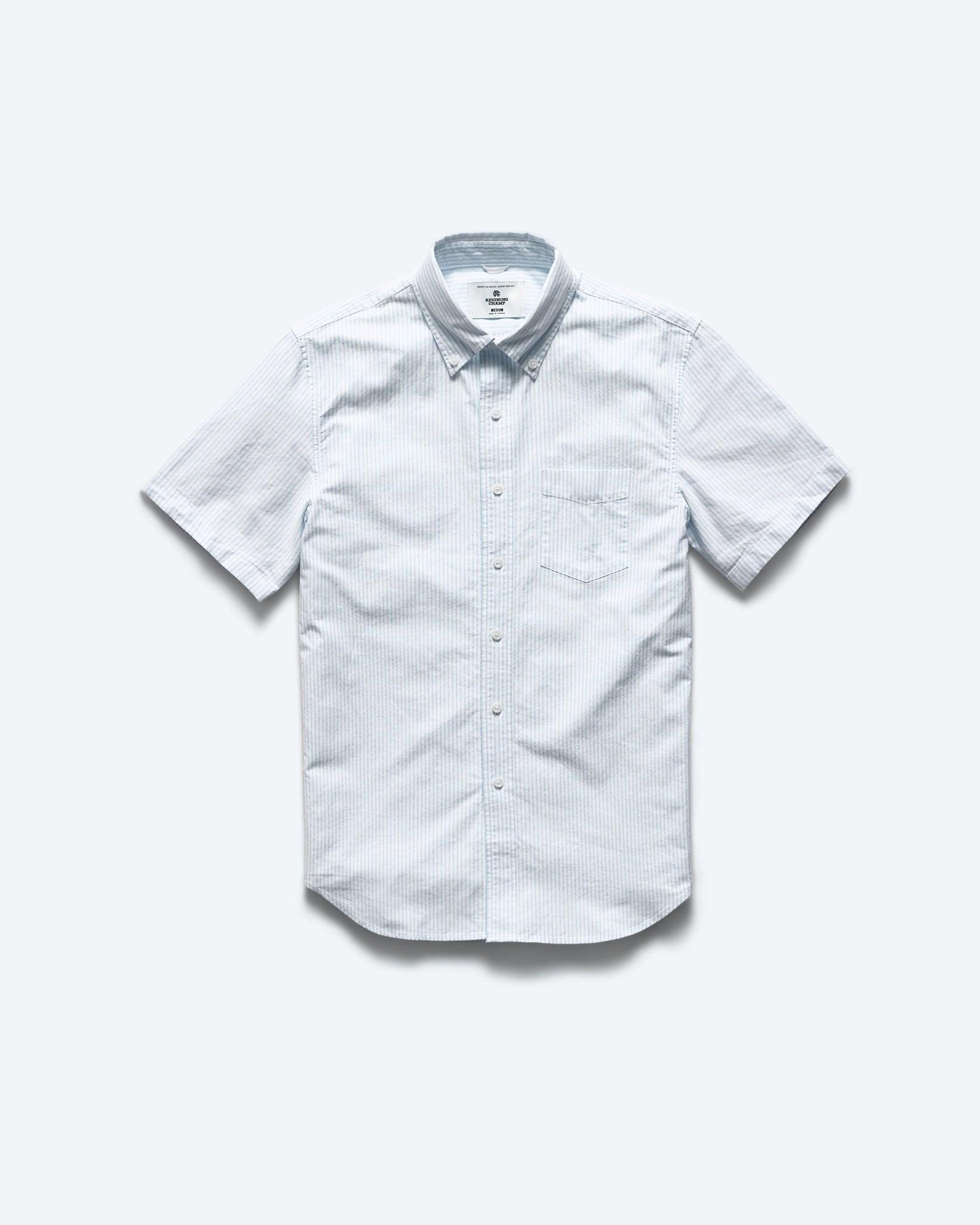 Cotton Oxford Windsor SS Shirt Male Product Image