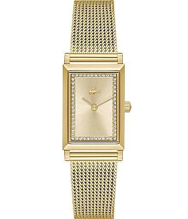 Lacoste Womens Catherine Gold Tone Mesh Bracelet Watch Product Image