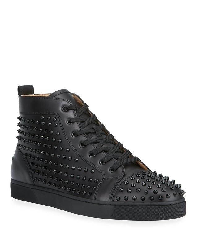 Christian Louboutin Louis Allover Spikes High Top Sneaker Product Image