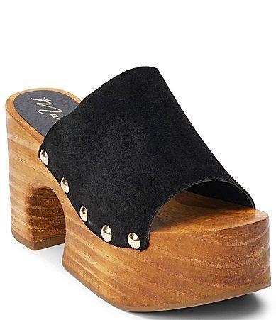 Matisse Knox Suede Platform Clog Slides product image