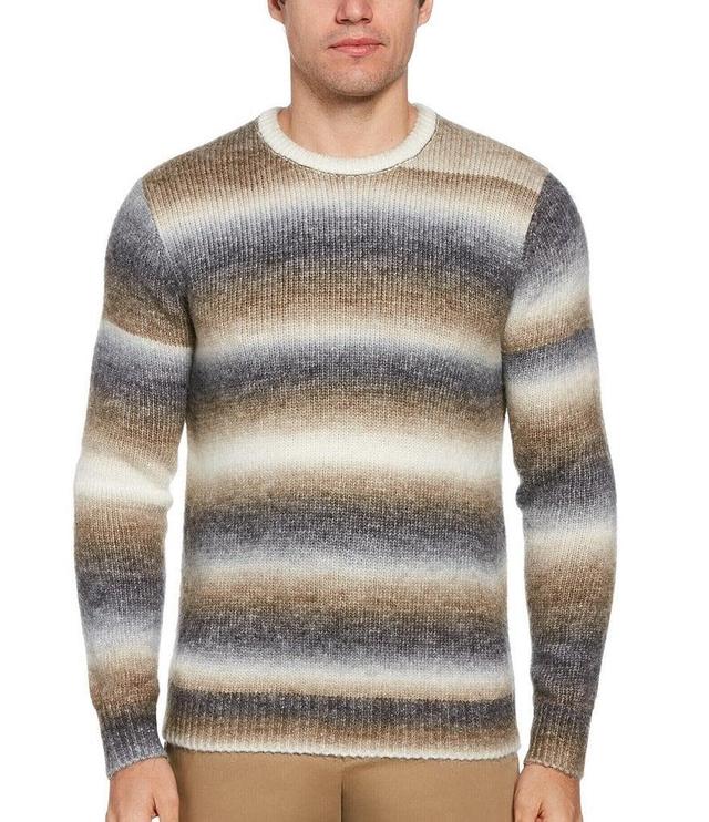 Perry Ellis Ombre Stripe Wool Blend Sweater Product Image