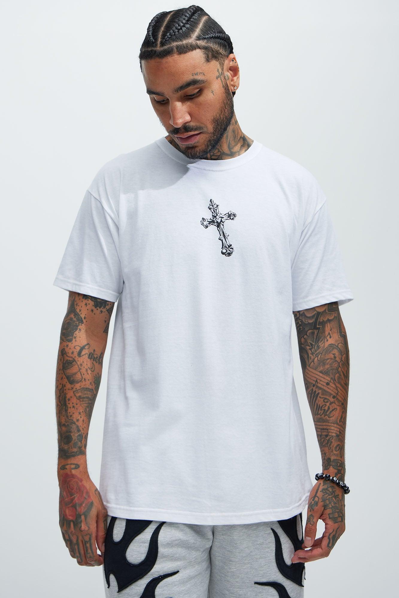 Keep Your Faith Short Sleeve Tee - White Product Image