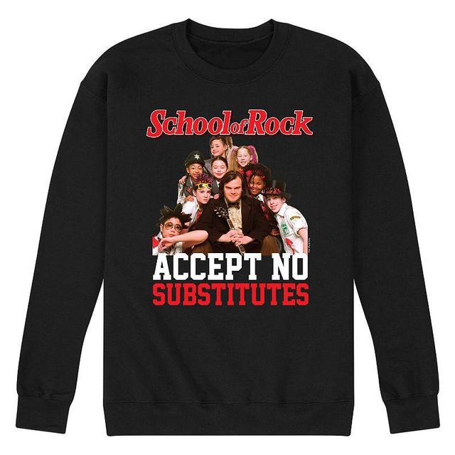 Mens School Of Rock Accept No Substitutes Long Sleeve Product Image