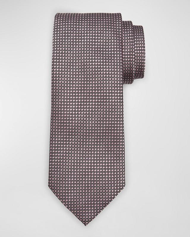 Mens Micro-Circle Silk Tie Product Image