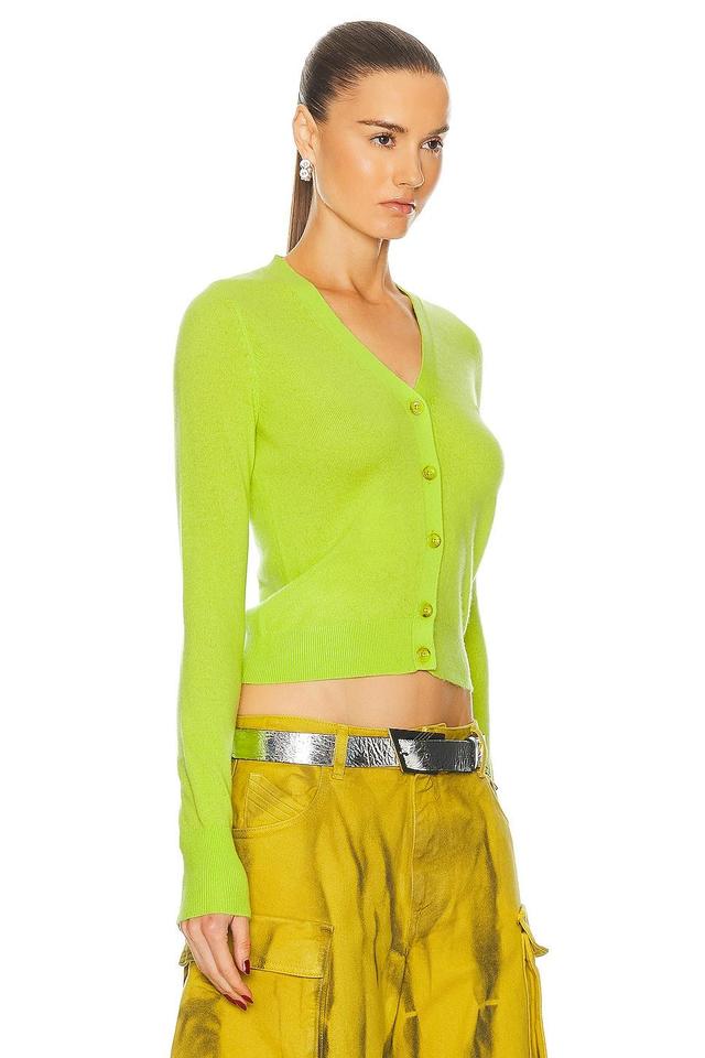 Diesel Arte Cardigan in Neon Green - Green. Size XS (also in L, M, S, XL). Product Image