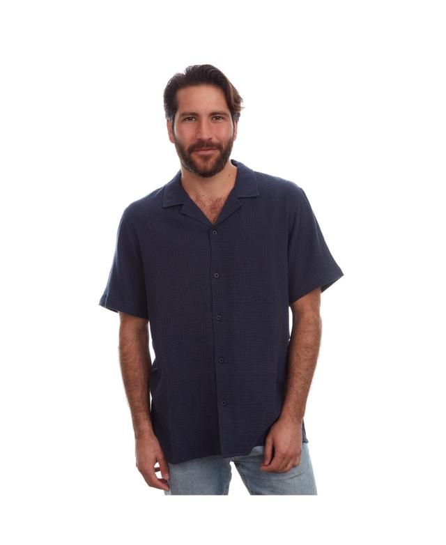 Px Mens Clothing Crinkled Gauze Shirt Product Image