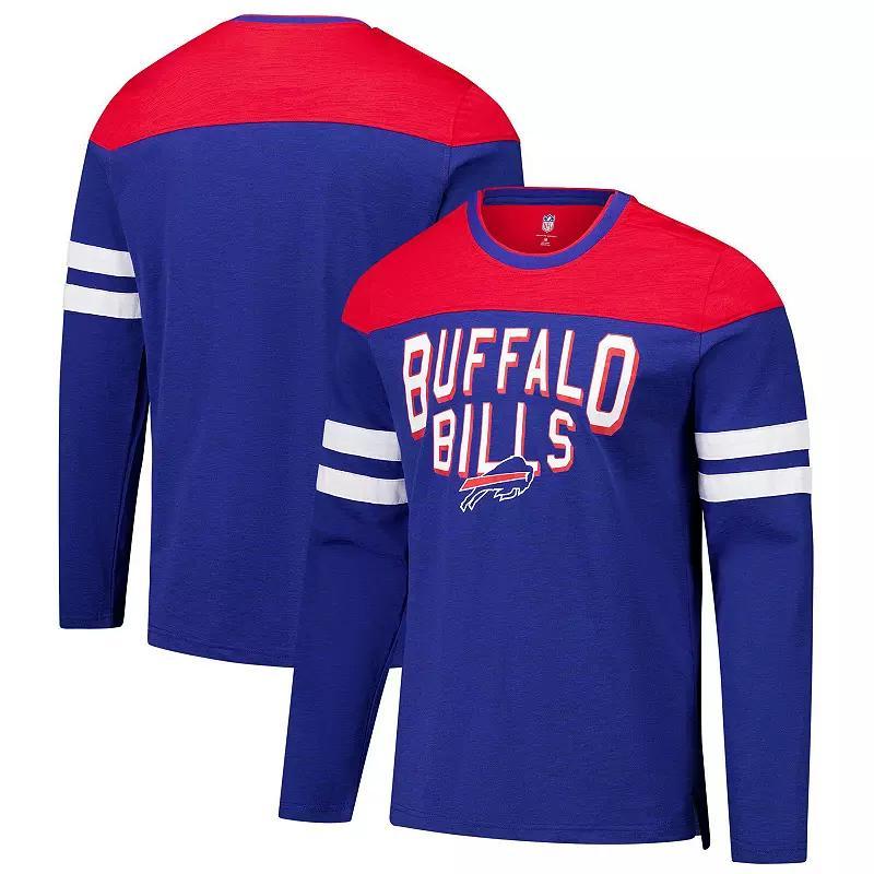 Mens G-III Sports by Carl Banks Royal/Red Buffalo Bills Adaptive Hail Mary Long Sleeve T-Shirt Product Image