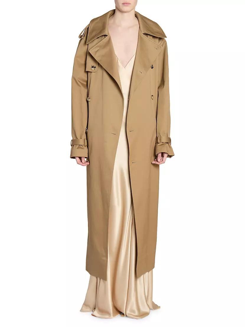 Trench Coat in Cotton Serge Product Image