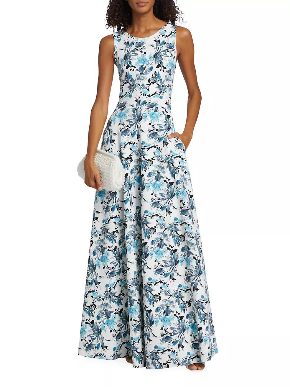 Cardi Printed Gown Product Image