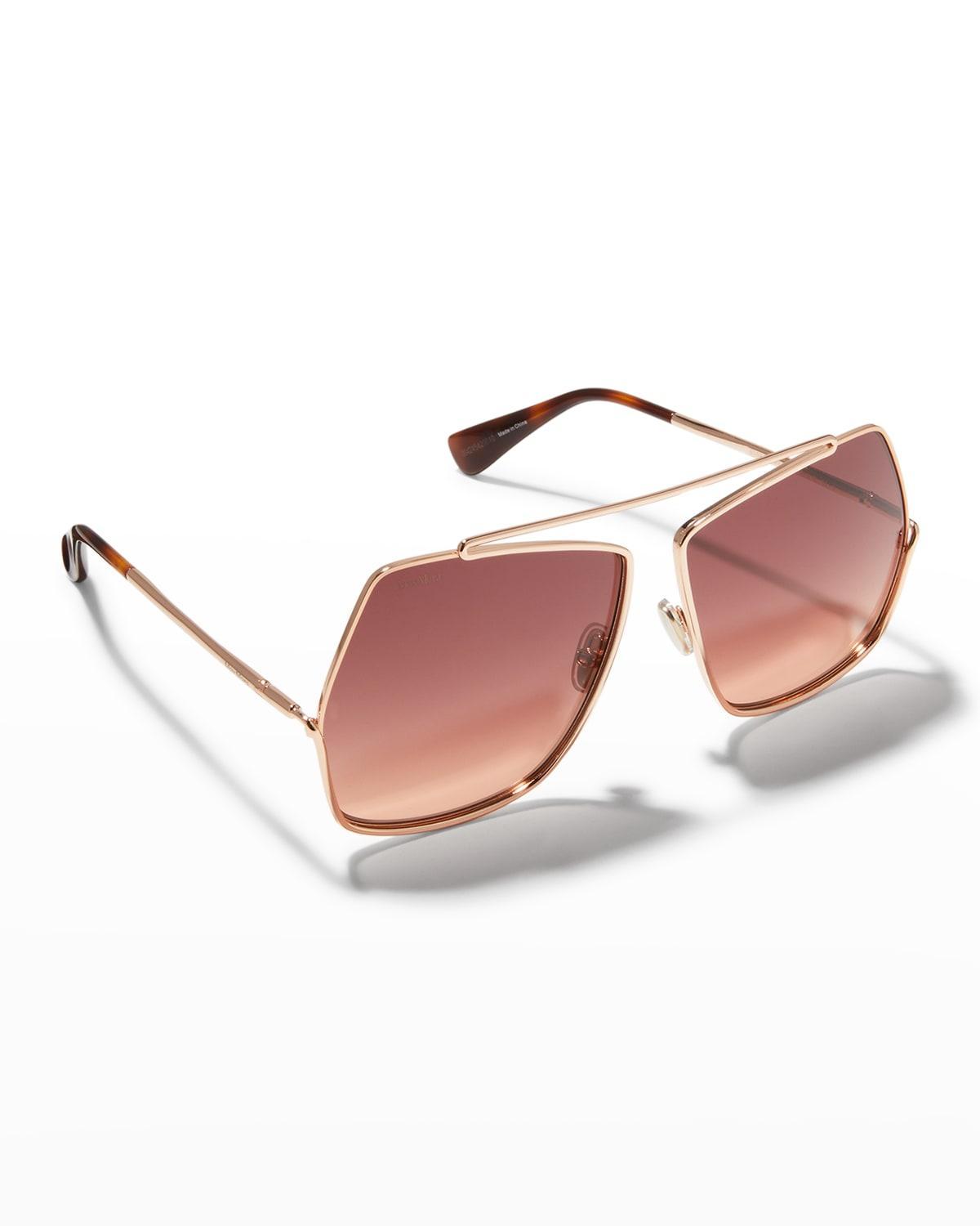 Max Mara 64mm Geometric Sunglasses Product Image