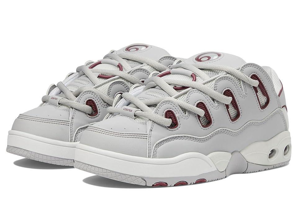 Osiris D3 OG (Grey/Grey/Maroon) Men's Shoes Product Image