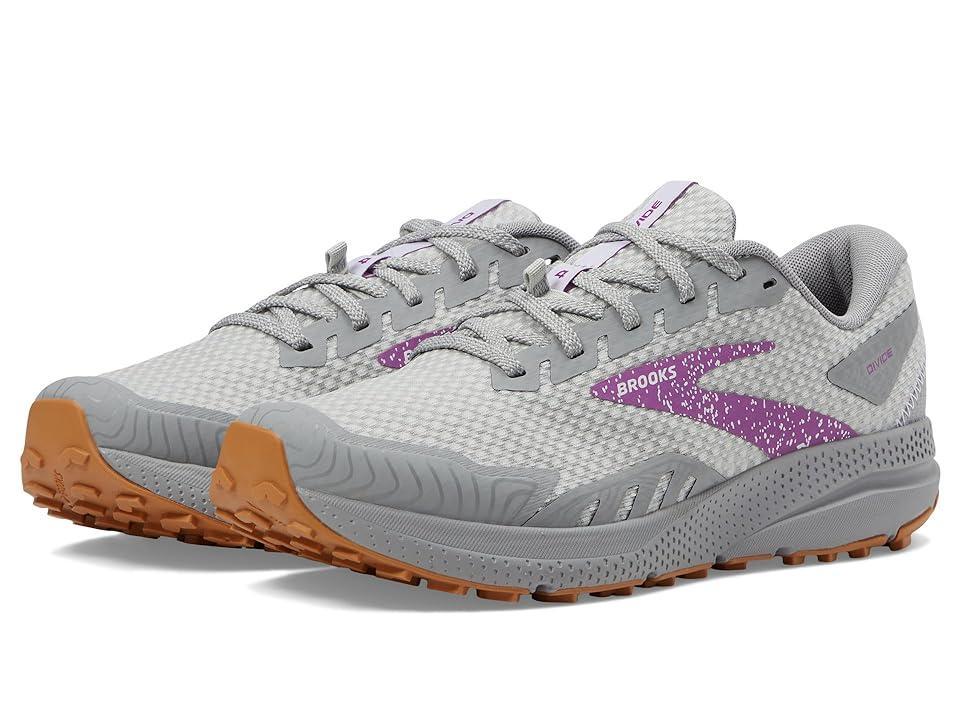 Brooks Divide 4 (Alloy/Oyster/Violet) Women's Shoes Product Image