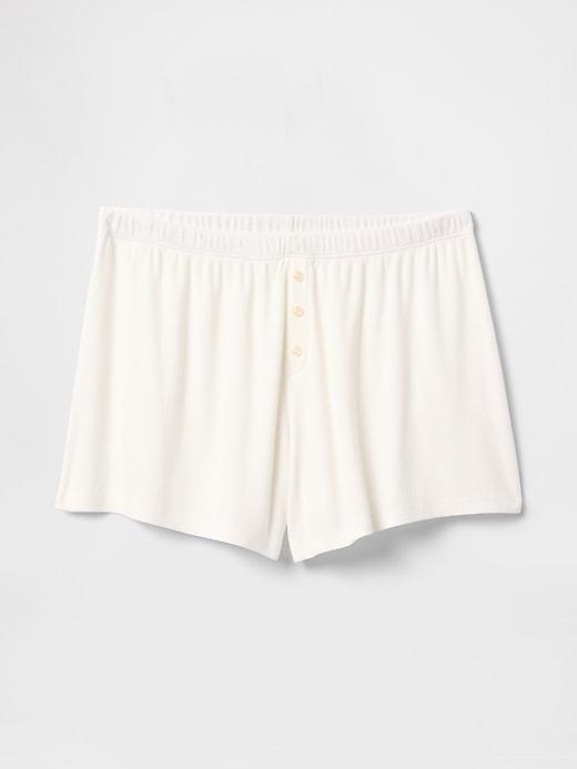 Mini Rib PJ Shorts Product Image