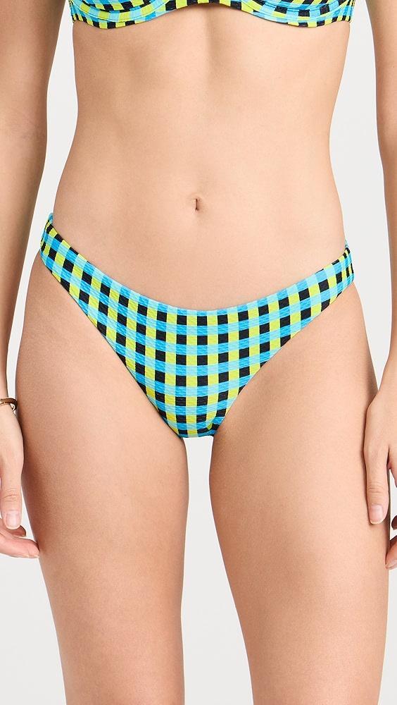 PQ Swim Basic Ruched Full Bikini Bottoms | Shopbop Product Image