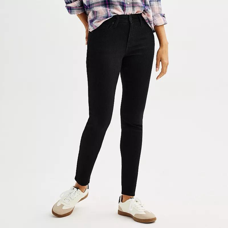 Womens Sonoma Goods For Life Mid Rise Skinny Jeans product image