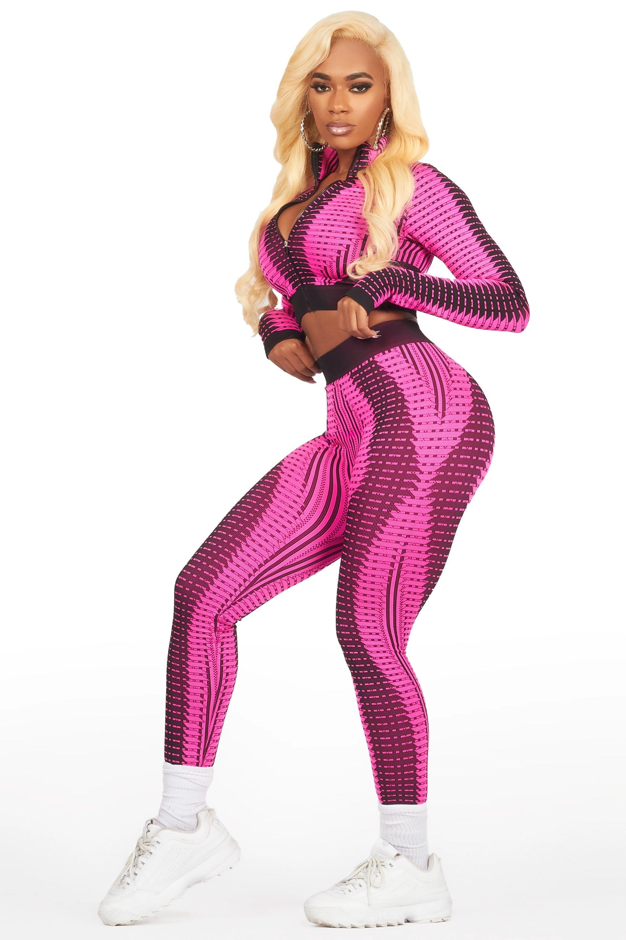 Kashay Fuchsia Active Set Female Product Image