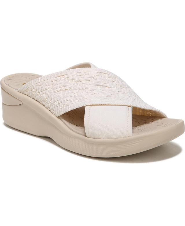 BZees Crisscross Wedge Sandal Product Image