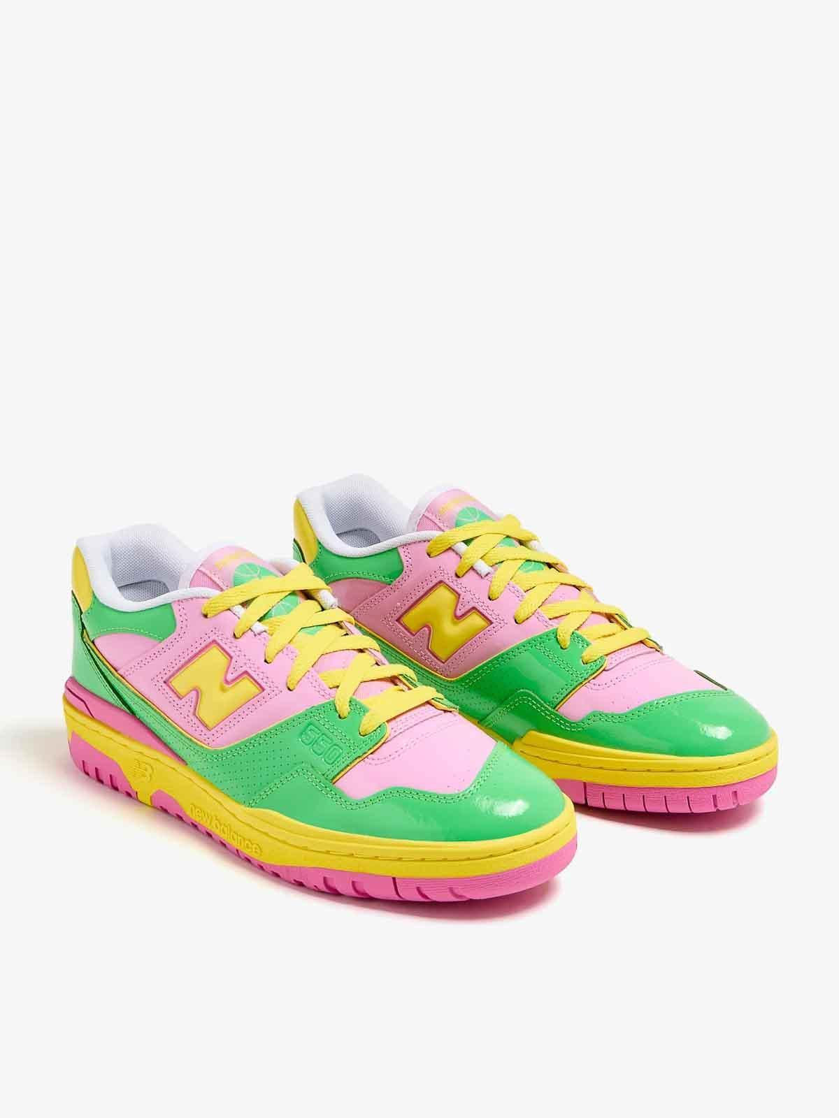 NEW BALANCE Leather Sneakers In Yellow Product Image