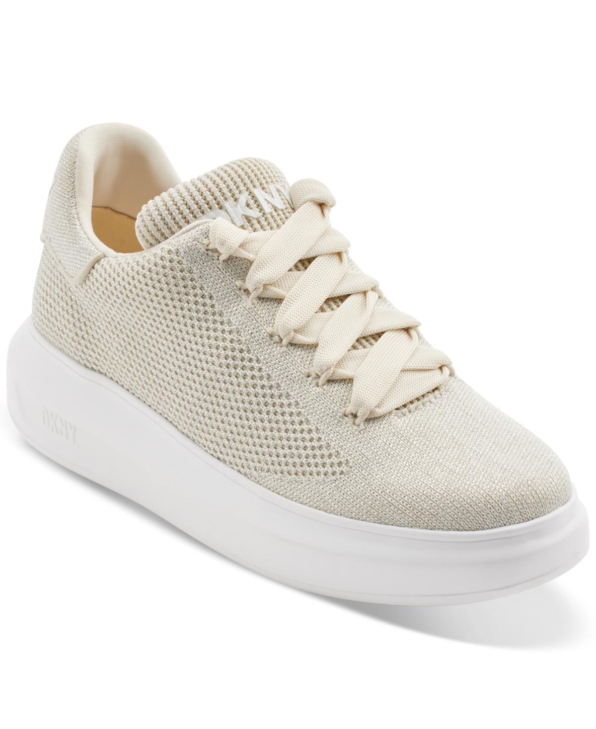 Dkny Womens Jewel Knit Lace-Up Sneakers Product Image