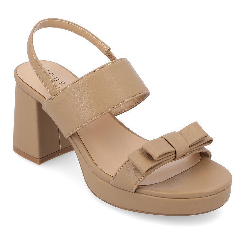 Journee Collection Brookan Womens Block Heel Sandals product image