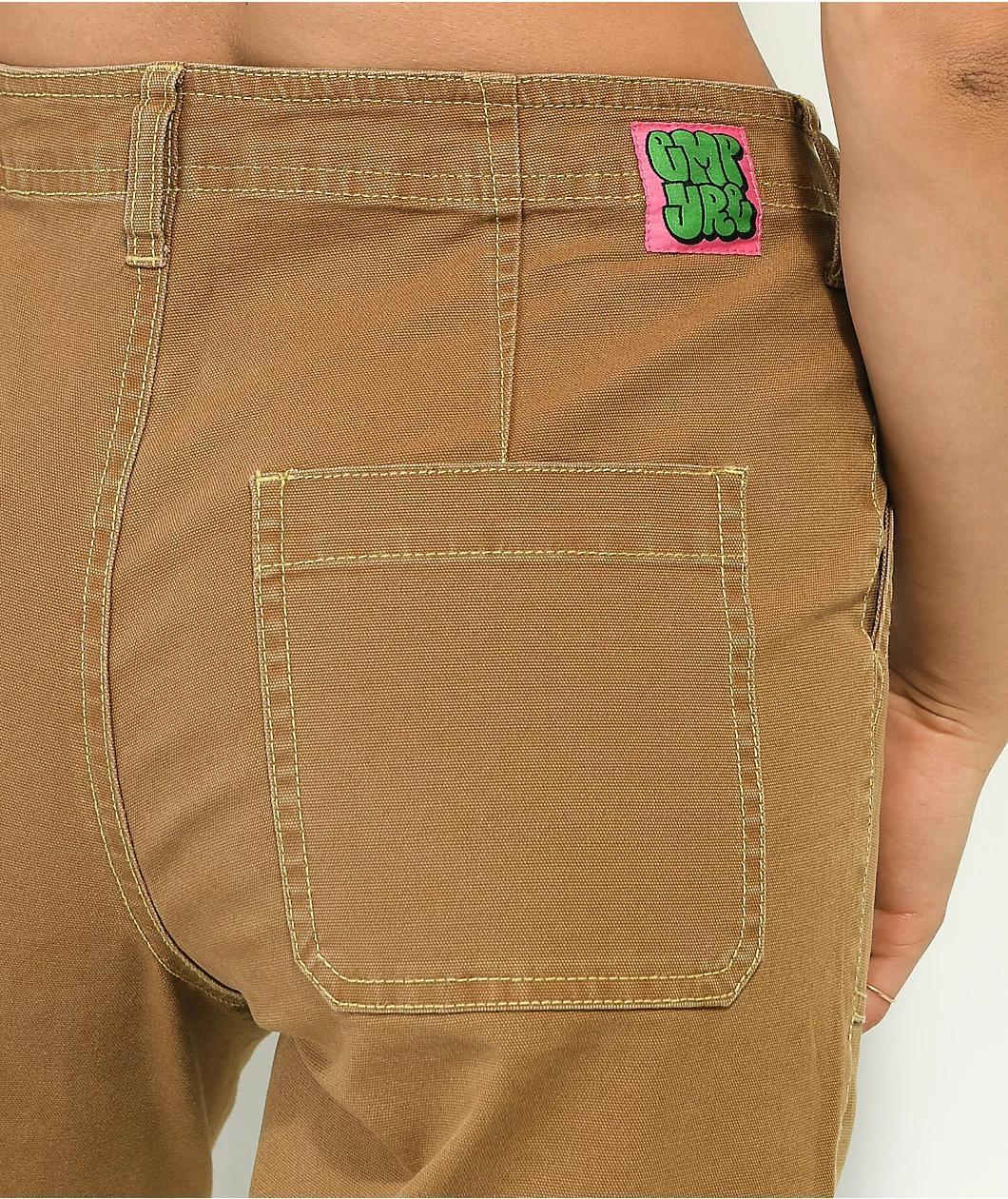 Empyre Marlo Bronze Brown Canvas Cargo Pants Product Image