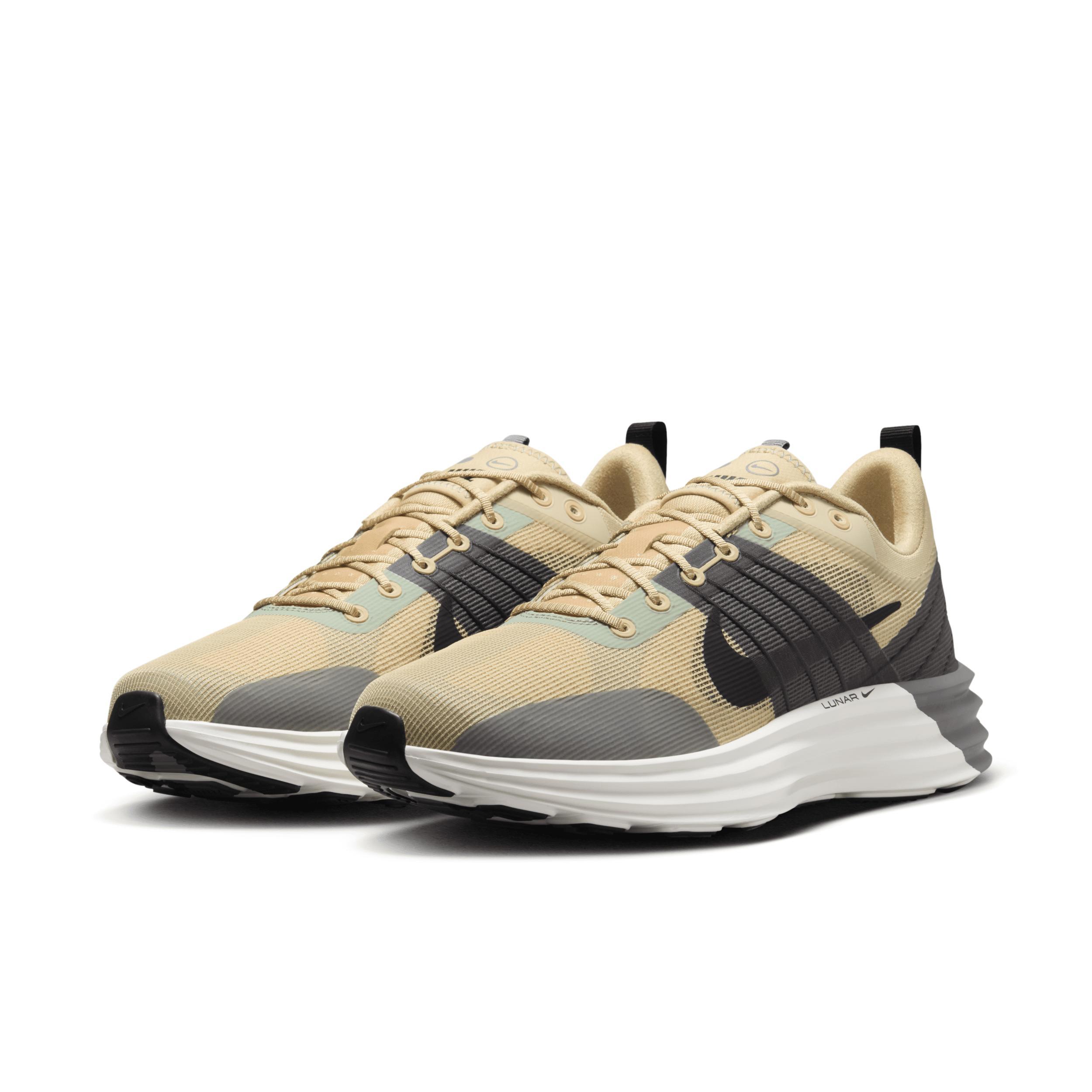 Nike Mens Nike Lunar Roam - Mens Shoes Sesame/Black/Smoke Grey Product Image