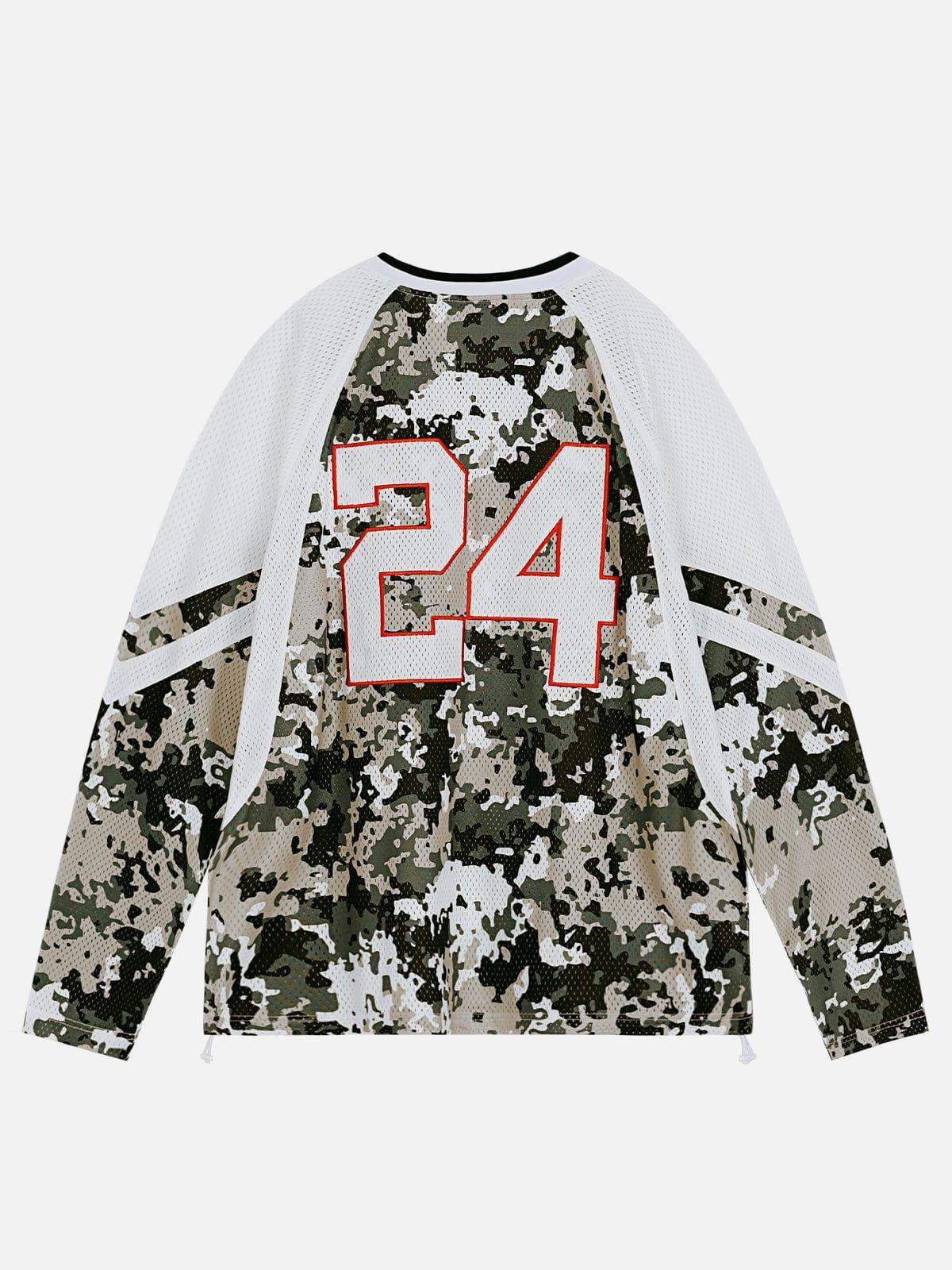 Aelfric Eden Camouflage Patchwork Sweatshirt Product Image