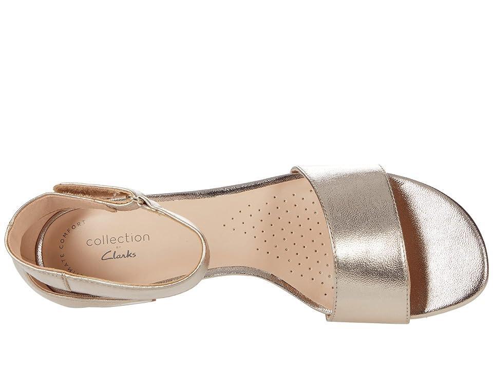 Clarks Caroleigh Anya (Light Gold ) Women's Shoes Product Image