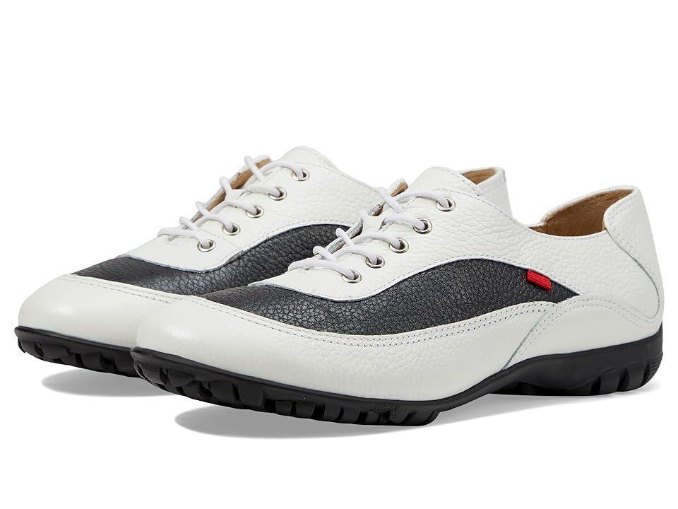 Marc Joseph New York Hampton Golf (White &amp Pearlized Grainy) Women's Golf Shoes Product Image