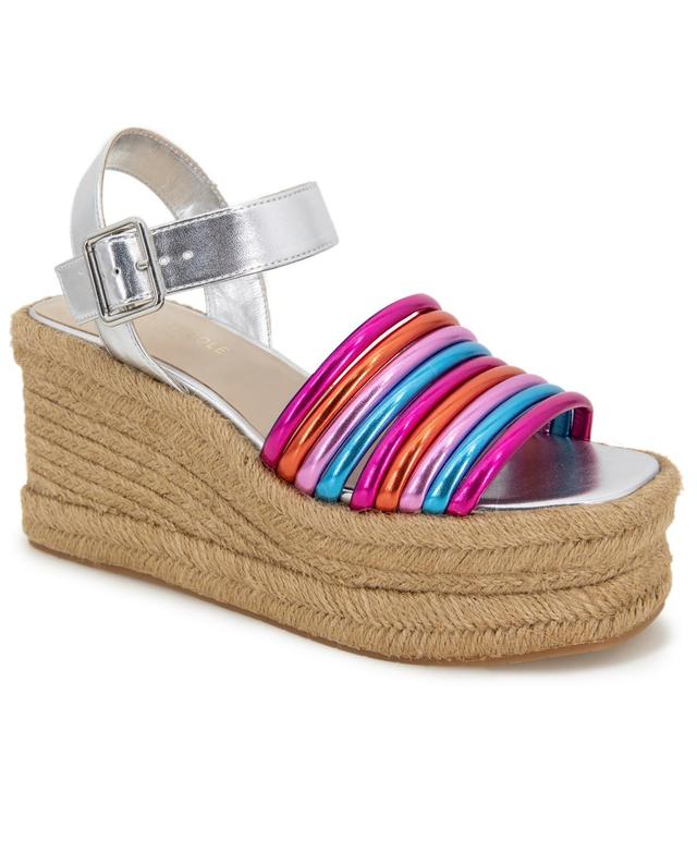 Kenneth Cole New York Womens Shelby Espadrille Platform Sandals Product Image