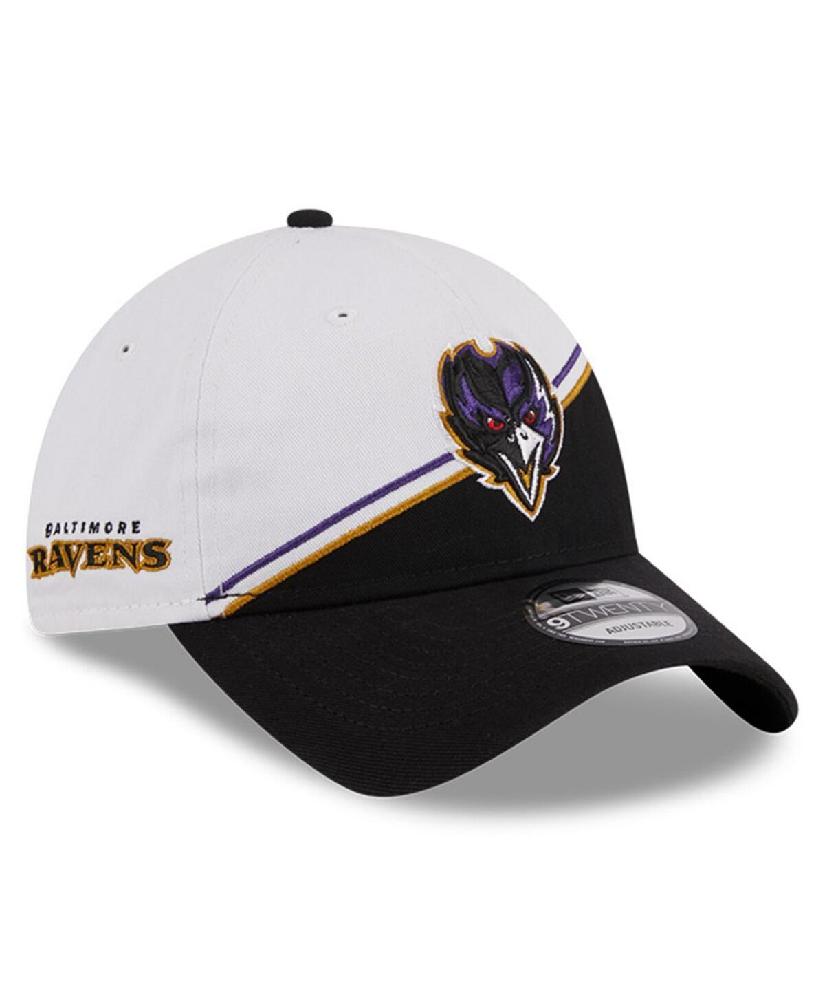 Mens New Era White Baltimore Ravens 2023 Sideline 9TWENTY Adjustable Hat - White Product Image