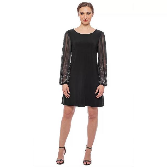 Womens Tash + Sophie Beaded Sleeve Dress Product Image