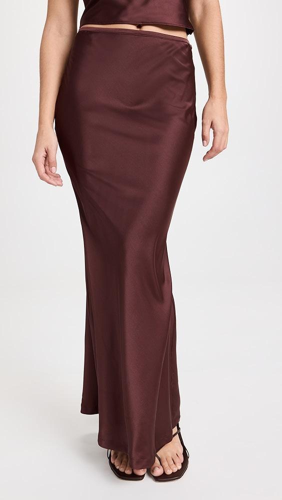 Lioness Hudson Satin Maxi Skirt | Shopbop Product Image