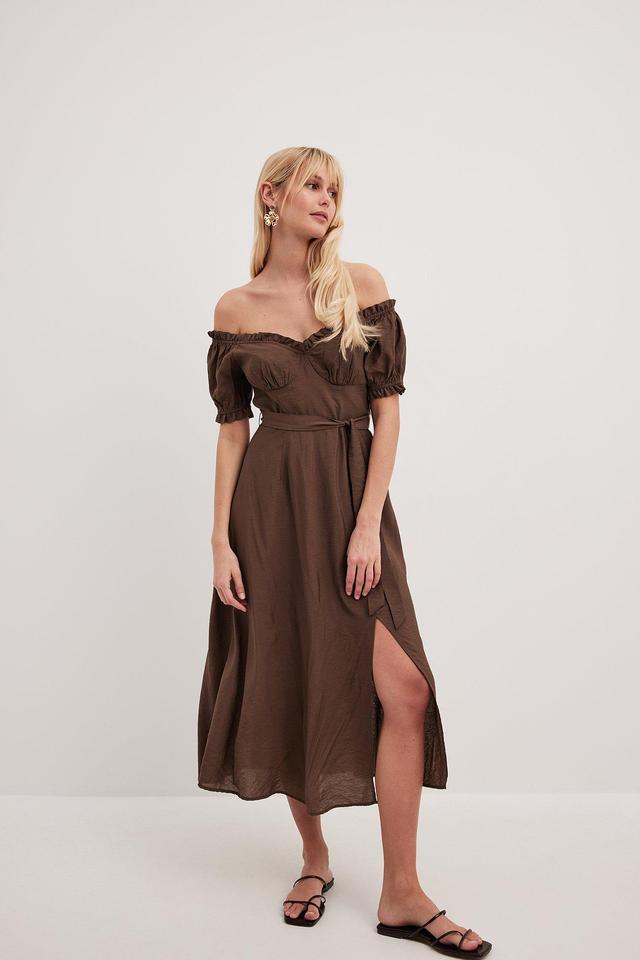 Off Shoulder Mid Dress Product Image