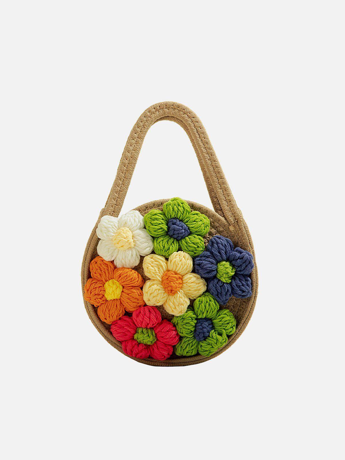 3D Flower Knit Bag Product Image