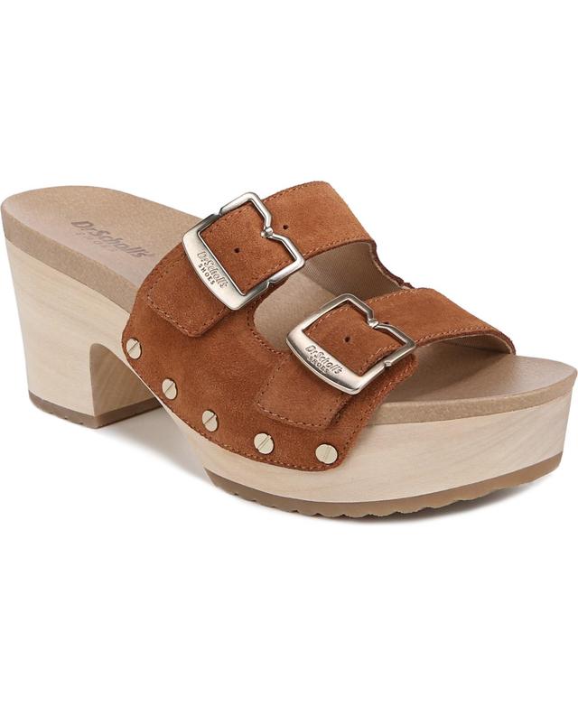 Dr. Scholls Original Vibe Womens Heeled Slide Sandals Product Image