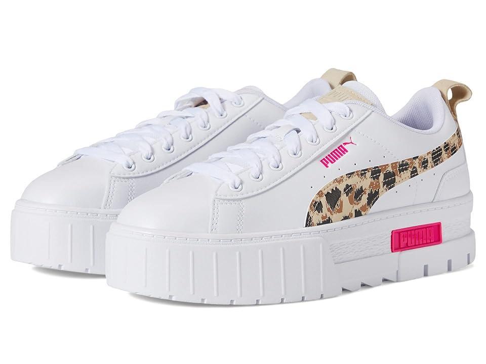 PUMA Mayze Animal (PUMA White/Granola) Women's Shoes Product Image