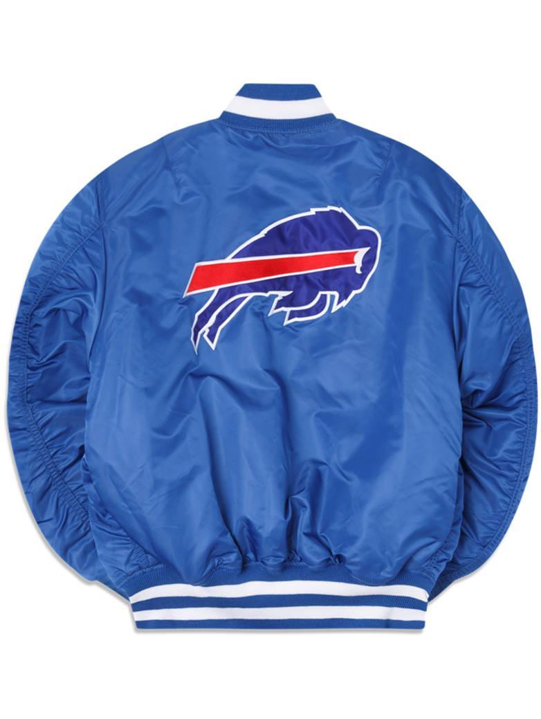 BUFFALO BILLS X ALPHA X NEW ERA MA-1 BOMBER JACKET Product Image