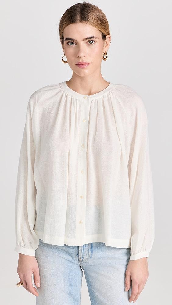 Jenni Kayne Long Sleeve Willow Blouse | Shopbop Product Image