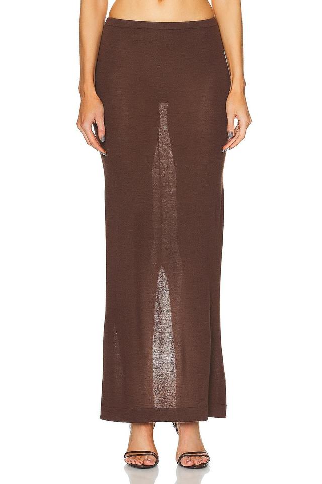 Eterne Emma Skirt Chocolate. (also in ). Product Image