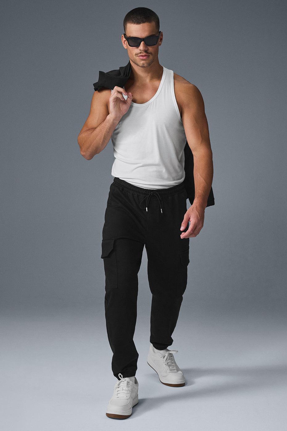 Edition Sueded Jogger - Black Male Product Image